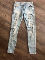 Damen Jeans, Gr. 36 used Look von Bershka, hellblau Baden-Württemberg - Fellbach Vorschau