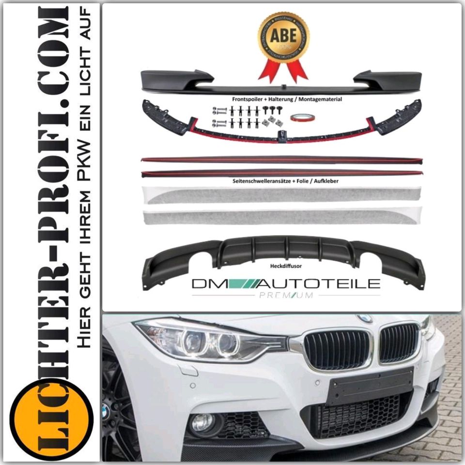 Sport Umbau Spoiler Diffusor Ansätze für BMW F30 F31 M - Paket in Hessen -  Calden, Tuning & Styling Anzeigen