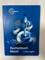 Rechenbuch Metall Lösung Baden-Württemberg - Leingarten Vorschau