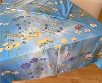 Bettwäsche blau bunt Schmetterlinge Blumen 130x200 cm NEUw Essen - Essen-Kettwig Vorschau