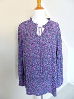 BLUSE GINA BENOTTI GR. 50/52 BLAU PINK ROSA GRÜN WEISS MUSTER Nordrhein-Westfalen - Herford Vorschau
