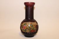 CHINESISCHE VASE PEKINGGLAS ÜBERFANG GLAS HINTERGLAS MALEREI Nordrhein-Westfalen - Mülheim (Ruhr) Vorschau