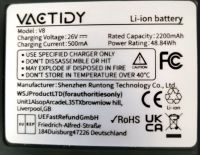 Vactidy Ersatz Akku Nordrhein-Westfalen - Rheine Vorschau