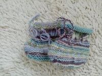 selbst gestrickte Schuhe / Schühchen fürs Baby Bayern - Kitzingen Vorschau