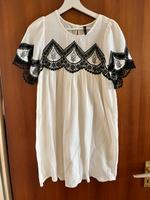 Zara Kleid / Tunika in Weiß mit schwarzer Stickerei Nordrhein-Westfalen - Gelsenkirchen Vorschau