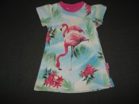 Gr. 98 Sommer - Kleid Flamingo rosa blau Baumwolle Berlin - Mitte Vorschau