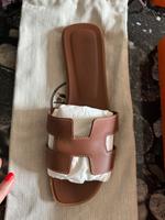Hermès Sandalen Oran | Gold Bayern - Kolbermoor Vorschau