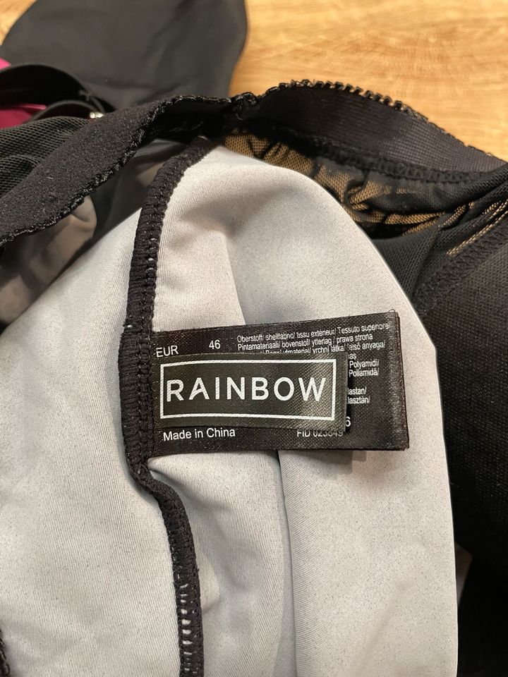 Bonprix, rainbow modischer Badeanzug schwarz, bunt 46 3XL in Essen