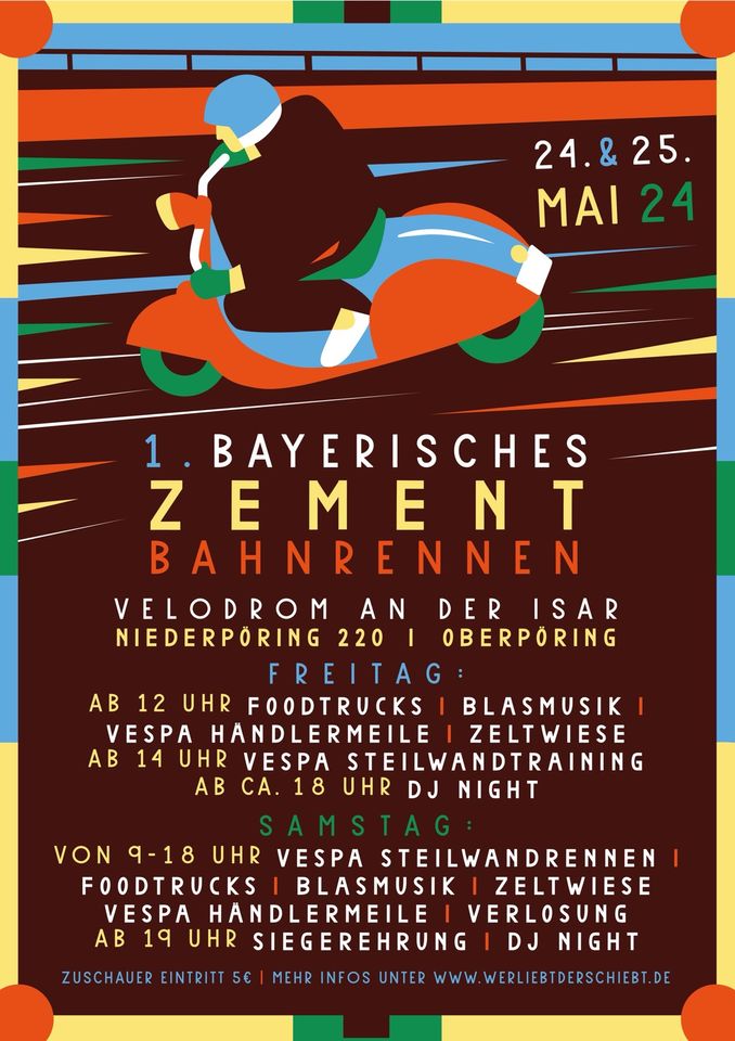 1. Bayerisches Zementbahnrennen  24&25 Mai 2024 in Parkstetten