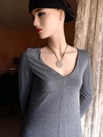 H & M Basic  langarm Shirt/Kleid grau Gr.XS wie Neu Bayern - Bobingen Vorschau