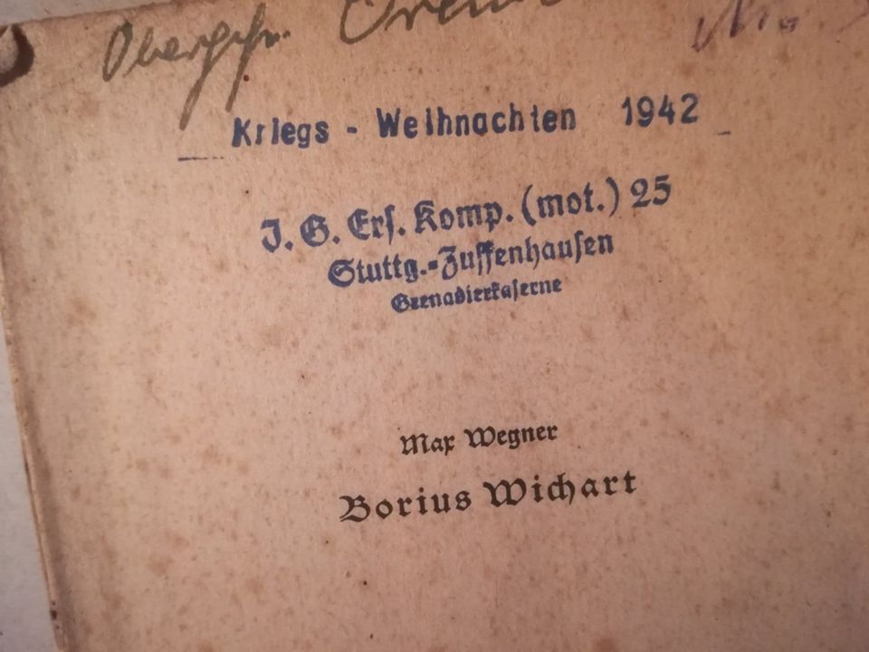 altes Buch 1942 Borius Wichart Roman der Gegenreformation in Kasendorf