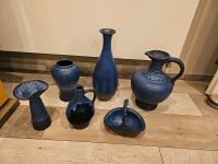 Silberdiestel keramik blau Set 6 teilig Sachsen-Anhalt - Wolfen Vorschau