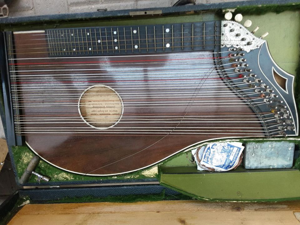 Antike Zither in Rüssingen