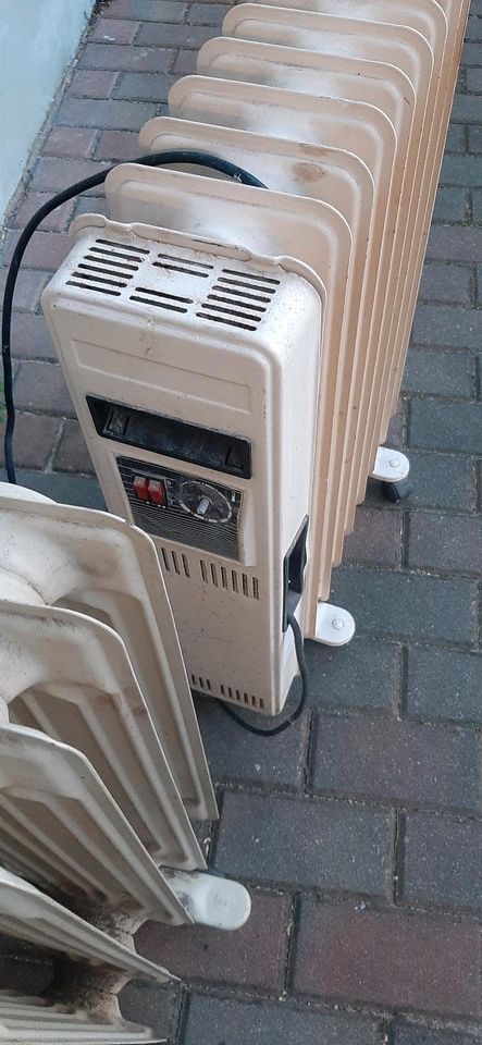 2x Ölradiator Heizung Elektroheizung in Storkow (Mark)