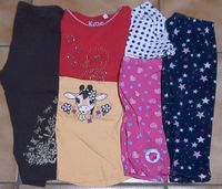 2x Legging lang/1 kurze, 2x Glitzer T-shirts, Mütze, Gr.80 Nordrhein-Westfalen - Sundern (Sauerland) Vorschau