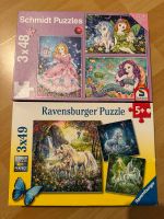 2x Puzzle (Einhorn und Fee/Meerjungfrau) Saarland - St. Wendel Vorschau