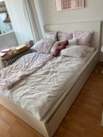 Ikea Malm Bettgestell 140x200, Lattenrost und 2 Schubladen, weiß München - Schwabing-Freimann Vorschau