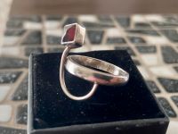 Ausgefallener Vintage Ring Silber 925 mit Granat Gr.53 Nordrhein-Westfalen - Oberhausen Vorschau