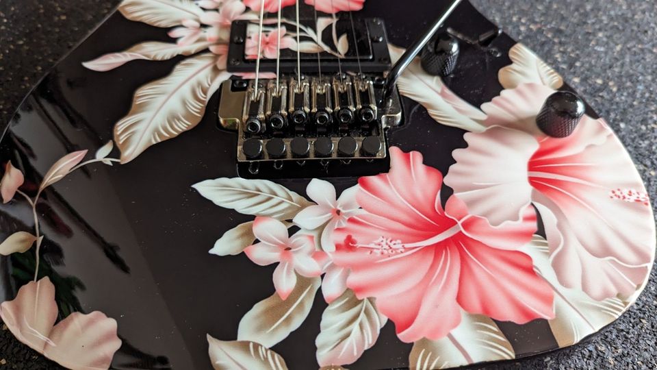 Ibanez RG320FM - Custom Floral Pattern in Kusterdingen