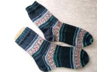 Socken handgestrickt, Größe 44 /45, Stricksocken, Wollsocken Schleswig-Holstein - Großenwiehe Vorschau