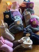 Wollwalk Puschen Baby Hausschuhe neu Handmade Schleswig-Holstein - Dänischenhagen Vorschau