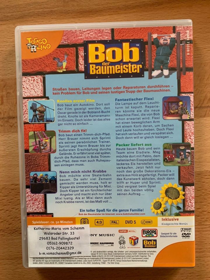 DVD Bob der Baumeister Folge 37 - Trimm Dich fit! in Bad Fallingbostel