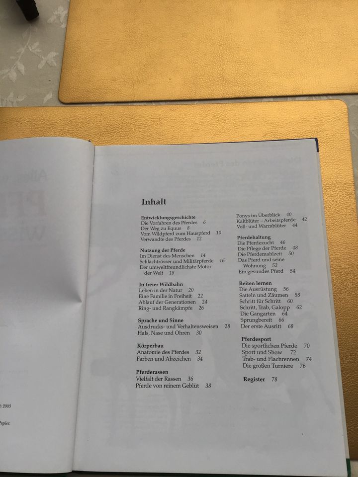 Fachbuch Alles was ich über Pferde wissen will in Malgersdorf