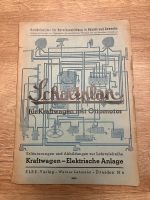 Schaltplan für Kraftwagen mit Ottomotor Benz,W24,Opel,DKW,Krupp Sachsen - Oelsnitz / Vogtland Vorschau