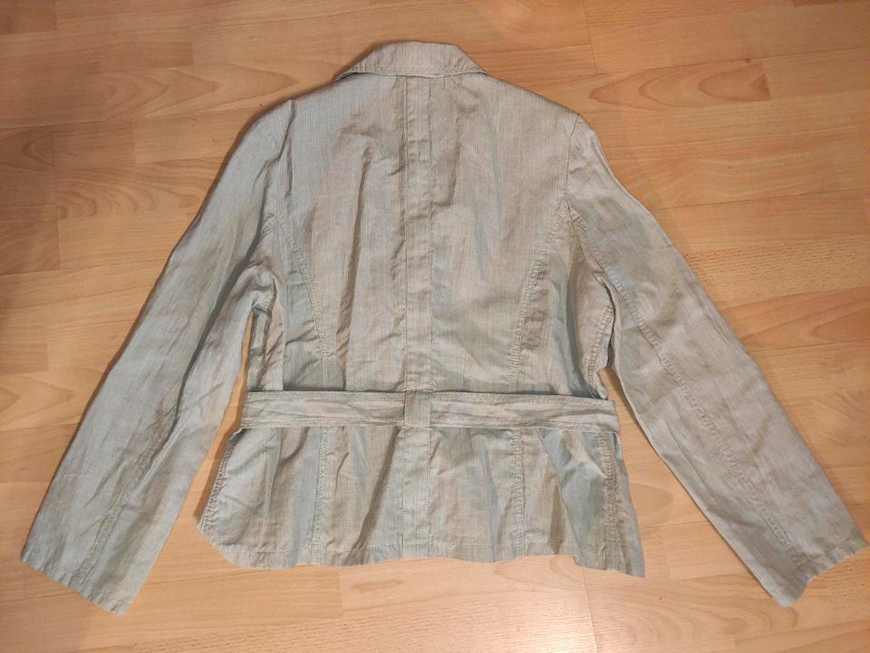 Blazer 44 Sommer Jacke Business Leinenoptik Qualität Neu in Melle