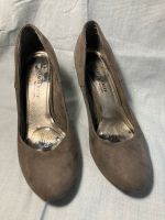 Beige/Graue Stoff 9cm Heels in 41 München - Maxvorstadt Vorschau