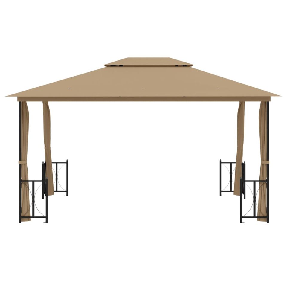 Pavillon mit Doppeldach Taupe 3x4x2,65 m in Rülzheim