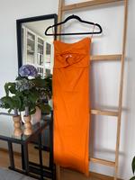 Orange Zara Dress cut out Frankfurt am Main - Sachsenhausen Vorschau