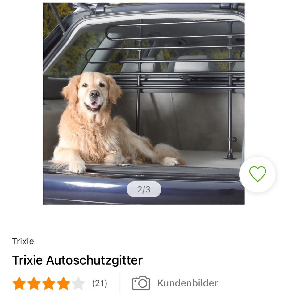 Trixie Autoschutzgitter universal in Gersten
