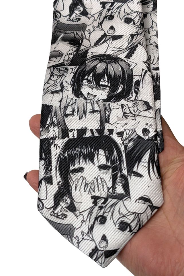 Ahegao Cosplay Anime Krawatte ✌ College Stil ✌ 8cm Breit in Leipzig