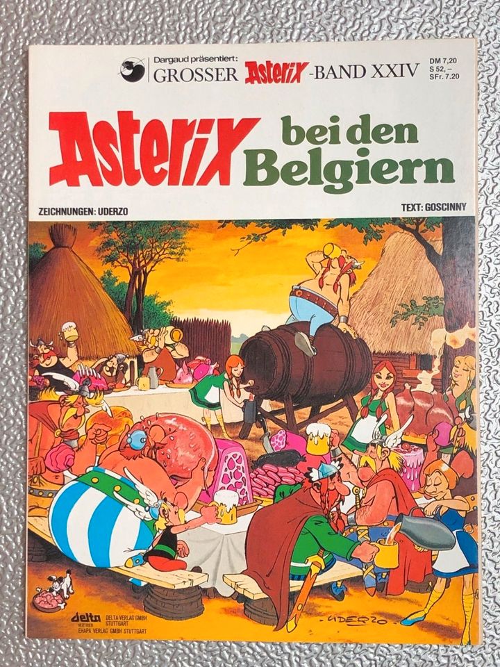 Asterix bei den Belgiern Band XXIV Kartonierte Ausgabe Delta 1993 in Ostrhauderfehn