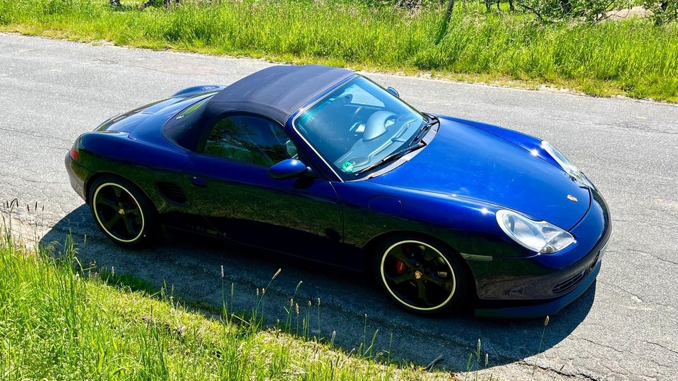 Porsche Boxster S 3,2 TECHART SAGA 105db H&R Klima Leder Xenon in Bensheim