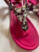 „Ibiza“ Style - Satin Sandalen-Zehentrenner v. Buffalo  - Gr 39 - Berlin - Charlottenburg Vorschau