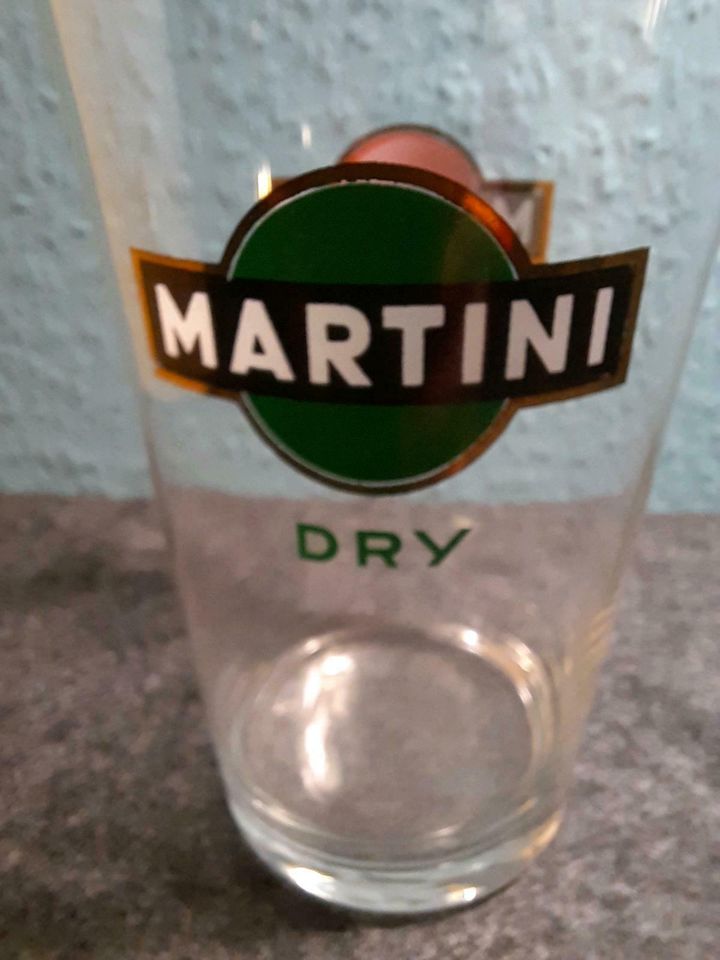 Martini Ausschenker, Karaffe, Glas, 50er Jahre in Bielefeld