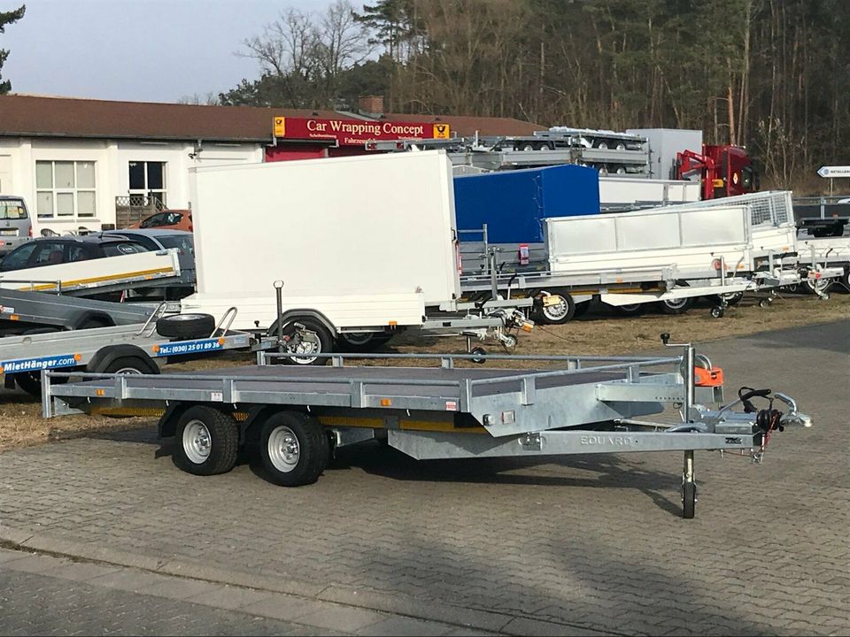 ⭐️ Eduard Auto Transporter 2700kg 406x200cm Rampen Winde 56 in Schöneiche bei Berlin