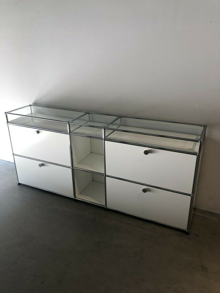 USM Haller Sideboard Reinweiß 186x84x37cm Refurbished in Hemmingen