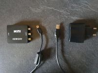 HDMI auf AV Konverter mit Ladegerät Niedersachsen - Stadtoldendorf Vorschau