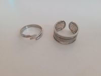 2 Silberringe Modeschmuck Größe verstellbar Hessen - Kassel Vorschau