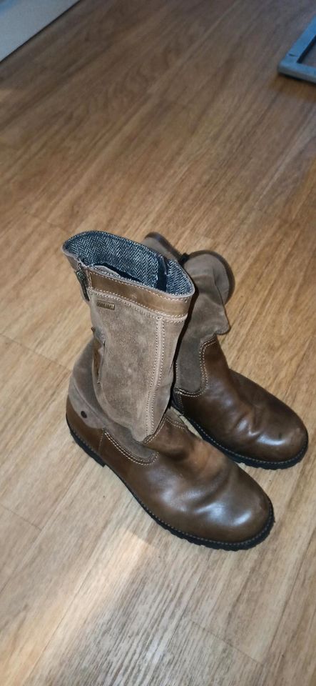 Braune Damen Camel Active Schuhe Leder Stiefel Stiefeletten Gr 37 in Leipzig