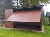 PREMIUM Blechgarage Garage 4x3m Fertiggarage Lager Carport Sachsen - Wittgensdorf Vorschau