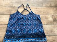 Hollister Top Gr S blau gemustert Hessen - Pohlheim Vorschau