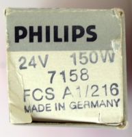 PHILIPS PROJECTION LAMP TYPE 27158 FCS A1/216 - 4 V 150 W Stuttgart - Stammheim Vorschau