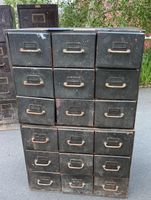 Vintage Apotheker Metall Schrank 9 Schubladen 55x75x60cm Düsseldorf - Golzheim Vorschau