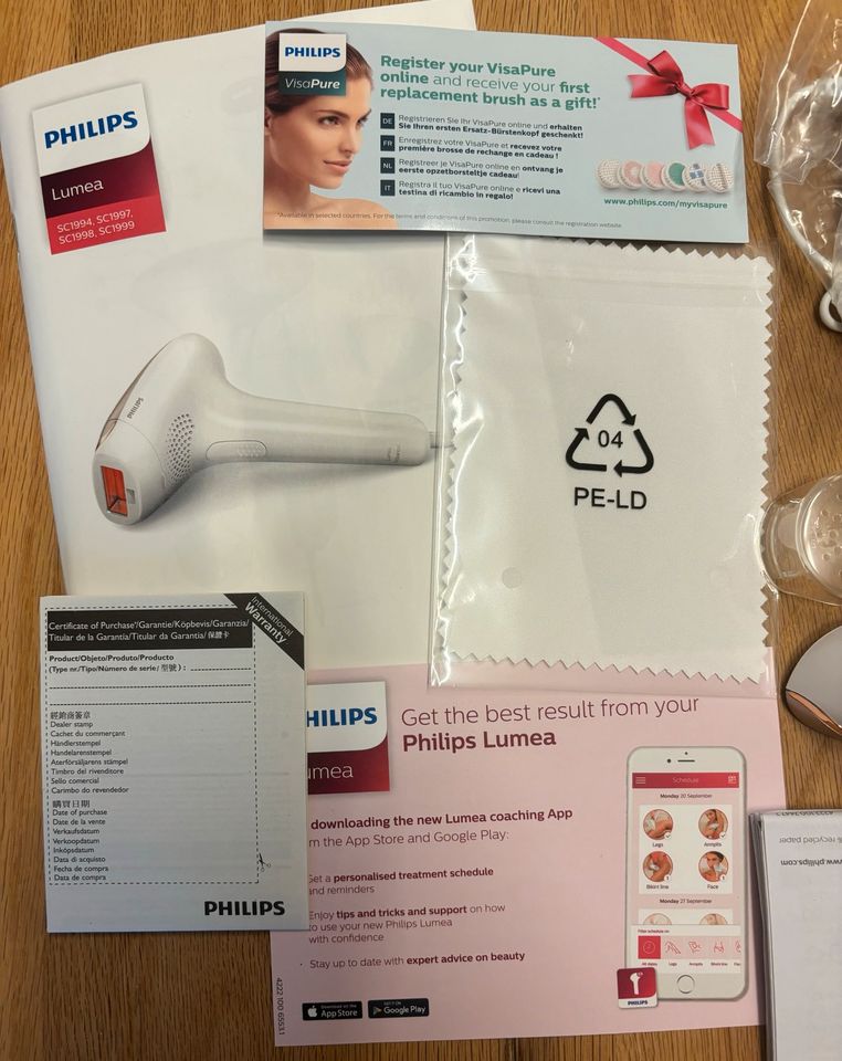 Philips Lumea Advanced IPL Haarentfernungsgerät BRI924/00 in Bad Kötzting