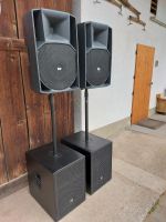 Mieten / Leihen PA Anlage aktiv RCF, 2x Top, 2x Subwoofer Bayern - Horgau Vorschau