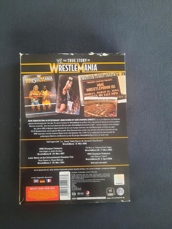 WWE The true Story of Wrestlemania in Bermatingen